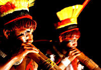 Indgenas del Xingu Ceremonia de las Flautas