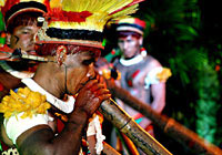 Indgenas del Xingu Flautas